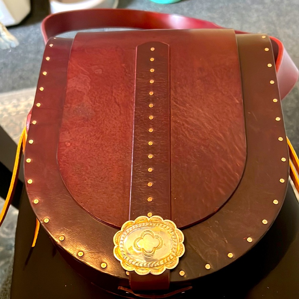 Custom leather crossbody/shoulder bag